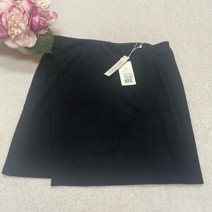 VINCE NWT Size XS Black Wool & Nylon Blend Skirt